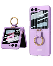 Cargar imagen en el visor de la galería, Estuche Leather Case Con Anillo para Samsung Z Flip6