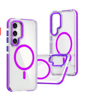 Cargar imagen en el visor de la galería, Funda transparente Magsafe colortech para Samsung S24