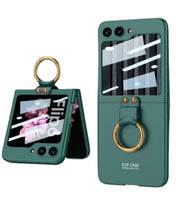 Cargar imagen en el visor de la galería, Estuche Leather Case Con Anillo para Samsung Z Flip6