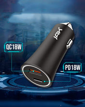 Cargar imagen en el visor de la galería, Cargador Carro Carga Rápida Usb/tipo C 36w Universal Ref P1