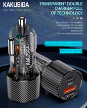 Cargar imagen en el visor de la galería, Cargador De Carro Carga Rápida Kaku De Puerto Usb + Tipo C 48w Ksc-856