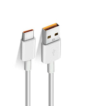 Cargar imagen en el visor de la galería, Cable Datos Carga Rapida Huawei USB a Tipo C Punta Naranja 6A