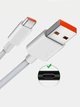 Cargar imagen en el visor de la galería, Cable Datos Xiaomi / Redmi USB A Tipo C Punta Naranja Original
