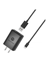 Cargar imagen en el visor de la galería, Cargador Motorola USB A Tipo C Turbo 3 Amp Original