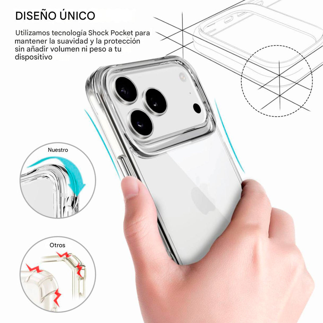 Estuche Acrilico Anti Golpes Space Pro iPhone 17 Pro