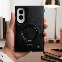Cargar imagen en el visor de la galería, Estuche NY Leather con anillo soporte para Z fold8
