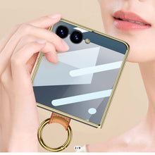 Cargar imagen en el visor de la galería, Estuche GKK Electroplata de Lujo Con correa para Samsung Z Flip7
