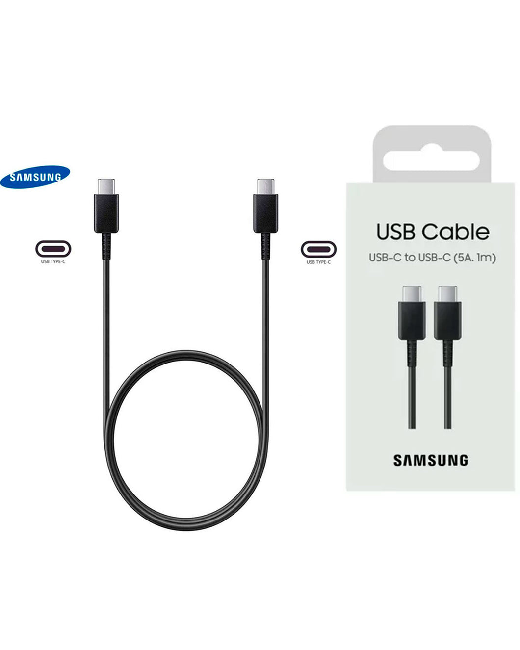 Cable Datos Samsung Tipo-C A Tipo-C Original 5A