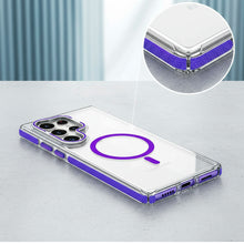 Cargar imagen en el visor de la galería, Funda transparente Magsafe colortech para Samsung S24 ultra
