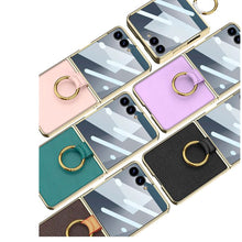 Cargar imagen en el visor de la galería, Estuche GKK Electroplata de Lujo Con correa para Samsung Z Flip7

