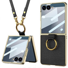 Cargar imagen en el visor de la galería, Estuche GKK Electroplata de Lujo Con correa para Samsung Z Flip7
