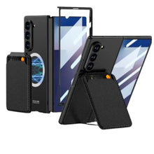 Cargar imagen en el visor de la galería, Funda Acrilico Leather Card+ Glass Para Samsung Z Fold7
