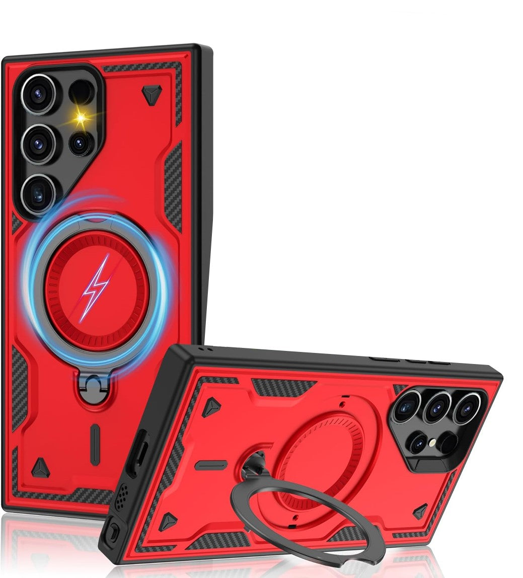 Estuche antichoque spartan Con magsafe para Samsung S25 Ultra