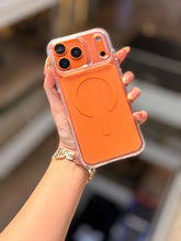 Cargar imagen en el visor de la galería, Estuche Space Color Magsafe Carga Inalambrica Compatible Iphone 17pro Max  clear
