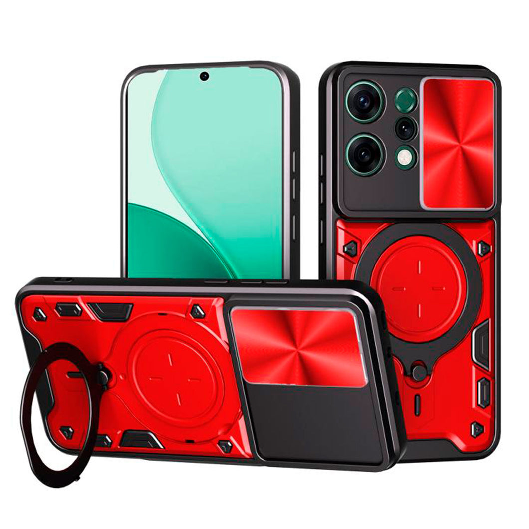 Estuche Armo Protección Camara Con Soporte Para Oppo Reno 14