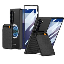Cargar imagen en el visor de la galería, Funda Acrilico Leather Card+ Glass Para Samsung Z Fold7
