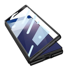 Cargar imagen en el visor de la galería, Funda GKK Leather Stad+Glass Para Samsung Galaxy Z Fold7
