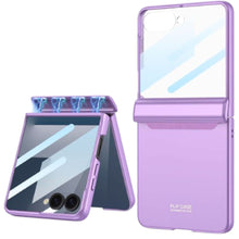 Cargar imagen en el visor de la galería, Estuche Acrílico Slim Magnetic + Glass para Samsung Galaxy Z Flip7
