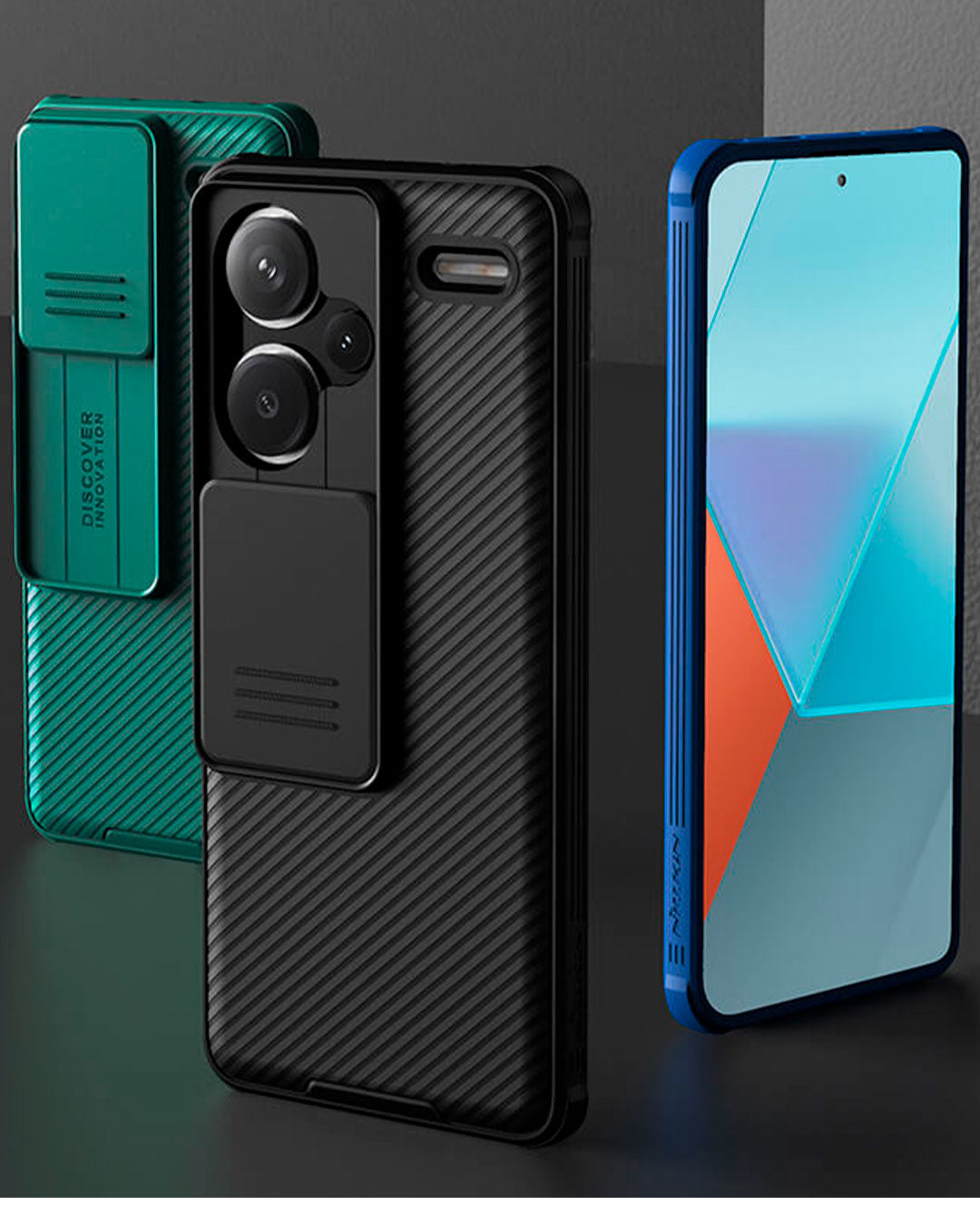 Custodia Nillkin CamShield Nera per Xiaomi Redmi Note 14 Pro e 14 Pro Plus - Italiano