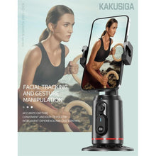 Cargar imagen en el visor de la galería, Holder Trípode De Seguimiento Facial 360° Automático
