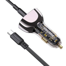 Cargar imagen en el visor de la galería, Cargador De Carro Carga Rápida Kaku Tres Puertos Usb 125W Max Ksc-1057
