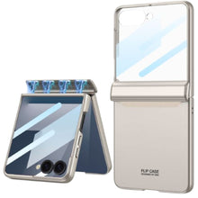Cargar imagen en el visor de la galería, Estuche Acrílico Slim Magnetic + Glass para Samsung Galaxy Z Flip7

