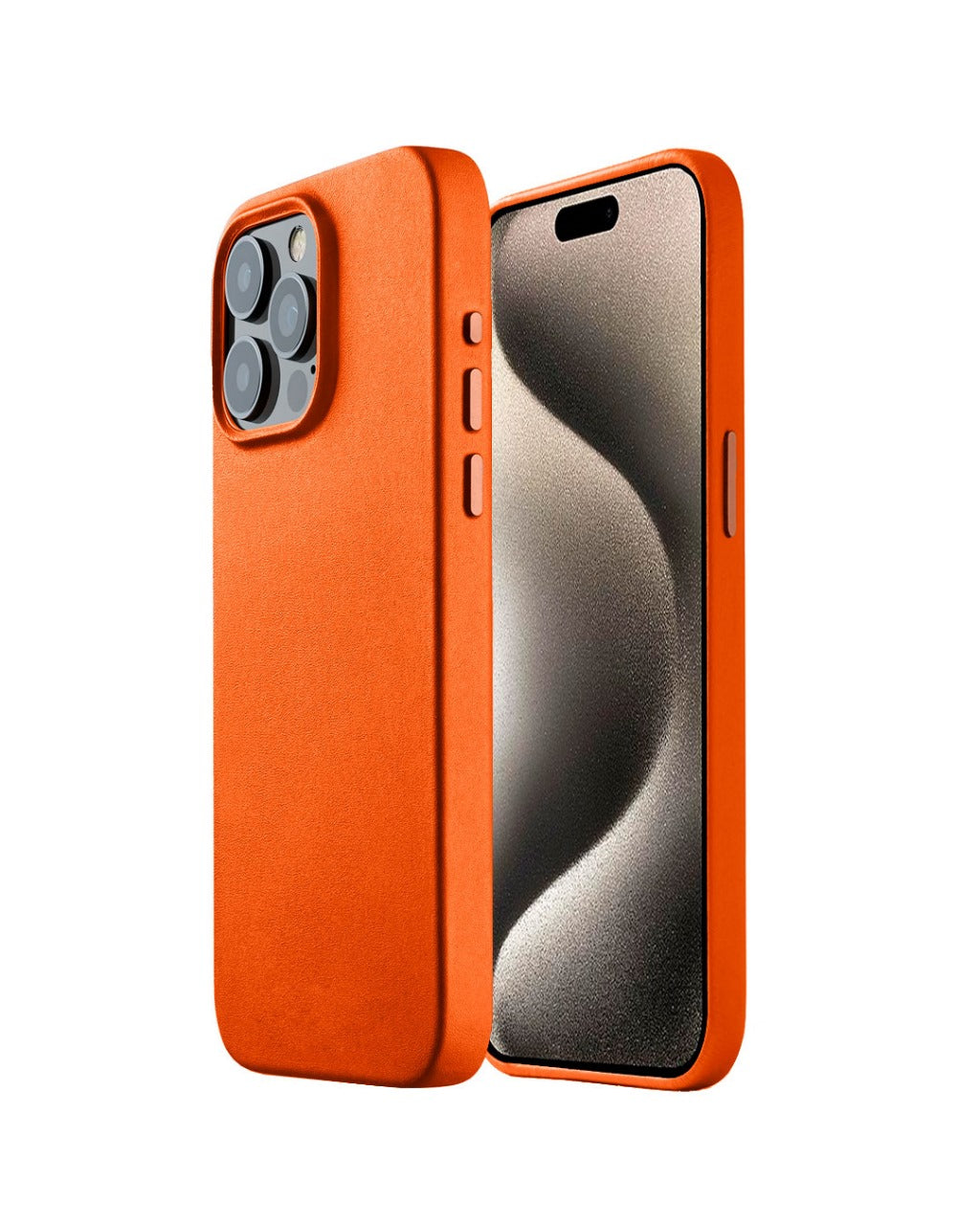 Estuche Leather Case Magsfe iPhone 16 Pro