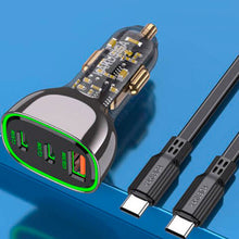 Cargar imagen en el visor de la galería, Cargador De Carro Carga Rápida Kaku Tres Puertos Usb 125W Max Ksc-1057
