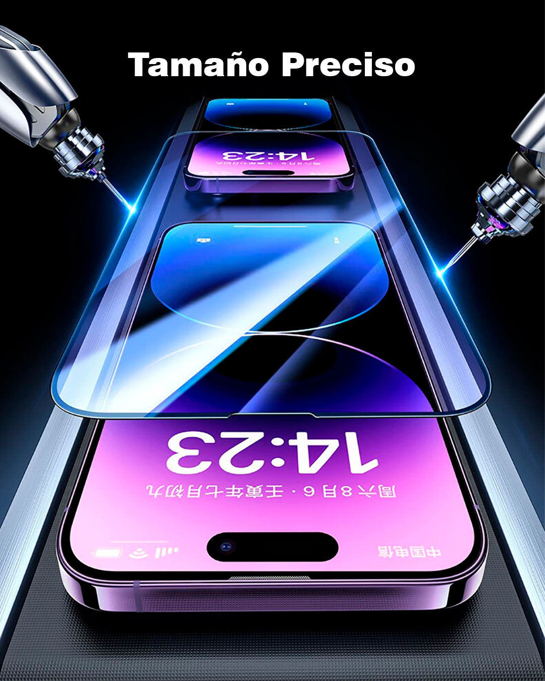 Protector Pantalla Vidrio Templado iPhone 15 Pro Alta Calidad – LA