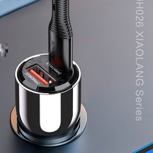 Cargar imagen en el visor de la galería, Cargador De Carro Carga Rápida  De Doble Puerto Usb 100W  para Iphone  JokadeJ026
