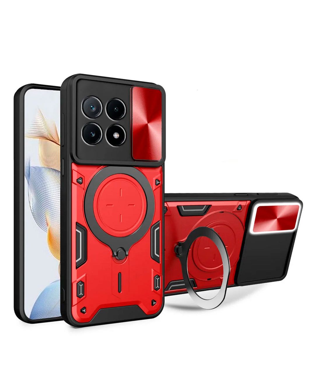 Estuche Proteccion Camara Con Soporte Para Redmi Poco X6 Pro