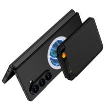 Cargar imagen en el visor de la galería, Funda Acrilico Leather Card+ Glass Para Samsung Z Fold7
