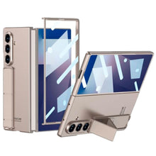 Cargar imagen en el visor de la galería, Funda GKK Leather Stad+Glass Para Samsung Galaxy Z Fold7

