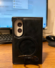 Cargar imagen en el visor de la galería, Estuche NY Leather con anillo soporte para Z fold8
