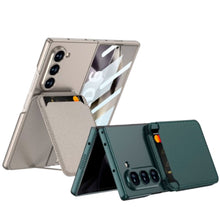 Cargar imagen en el visor de la galería, Funda Acrilico Leather Card+ Glass Para Samsung Z Fold7
