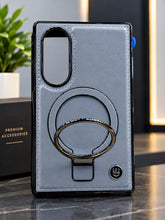 Cargar imagen en el visor de la galería, Estuche NY Leather con anillo soporte para Z fold8
