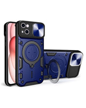 Cargar imagen en el visor de la galería, Estuche Proteccion Camara Con Soporte iPhone 15
