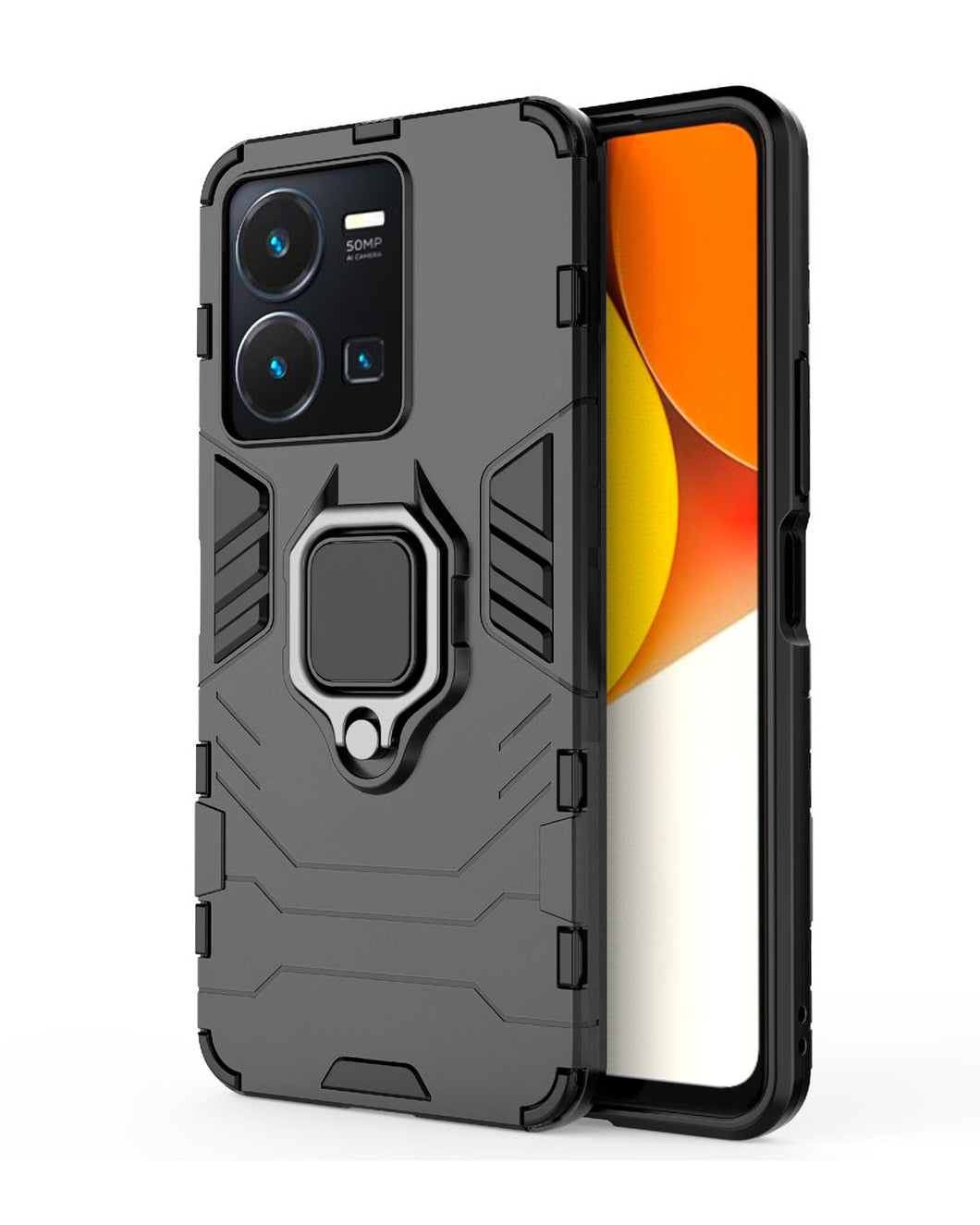 Estuche Anti Golpes Con Anillo Vivo V25