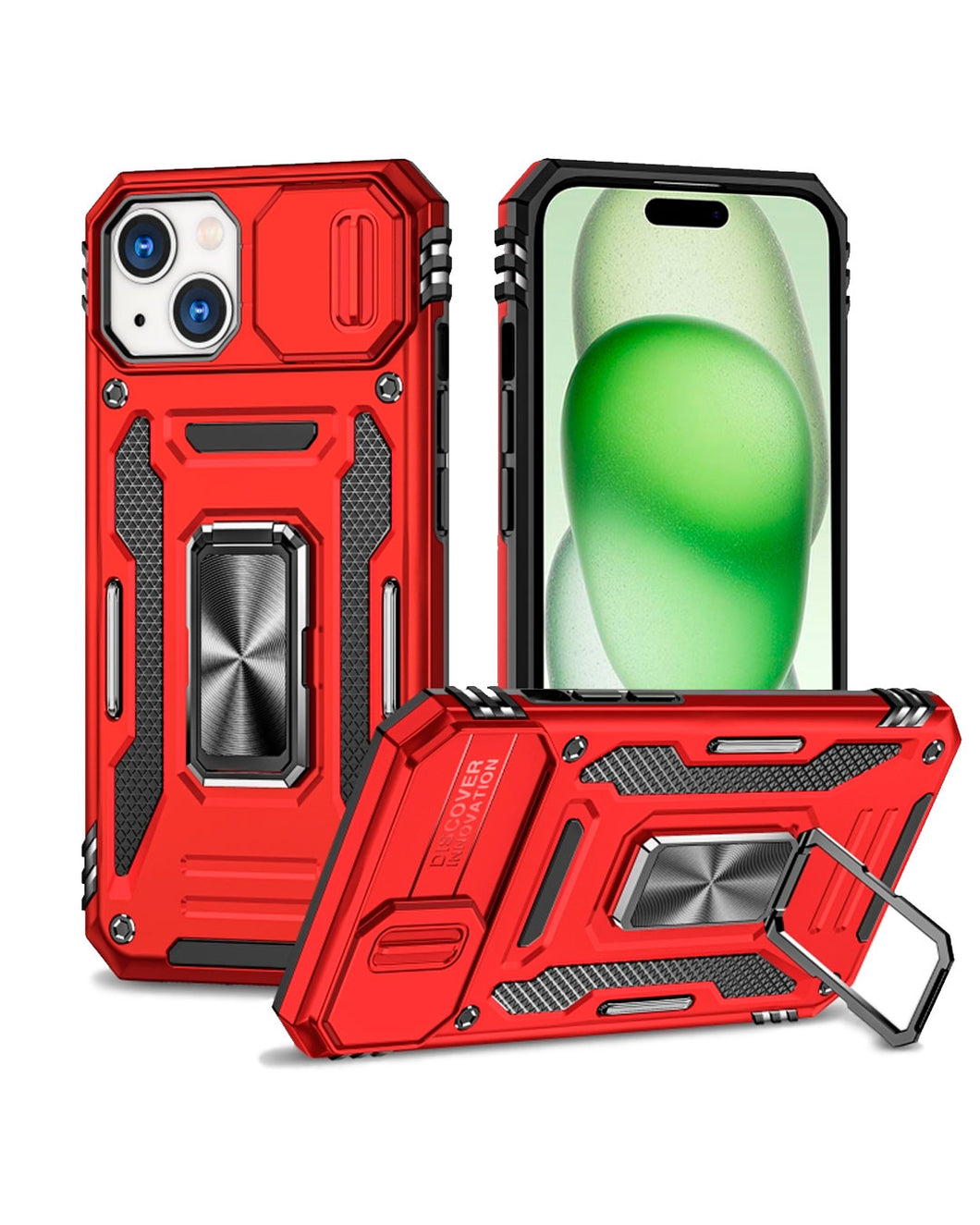 Estuche Anti Golpes Con Protección Camara iPhone 15