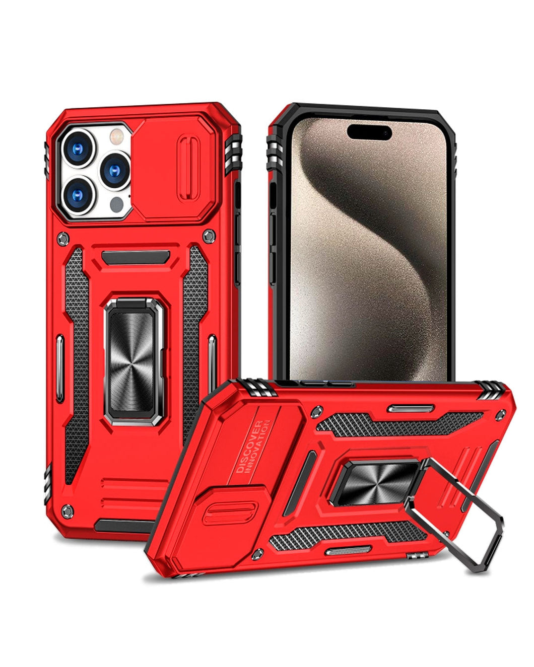 Estuche Anti Golpes Con Protección Camara iPhone 15 Pro