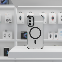 Cargar imagen en el visor de la galería, Funda transparente Magsafe colortech para Samsung S24 fe
