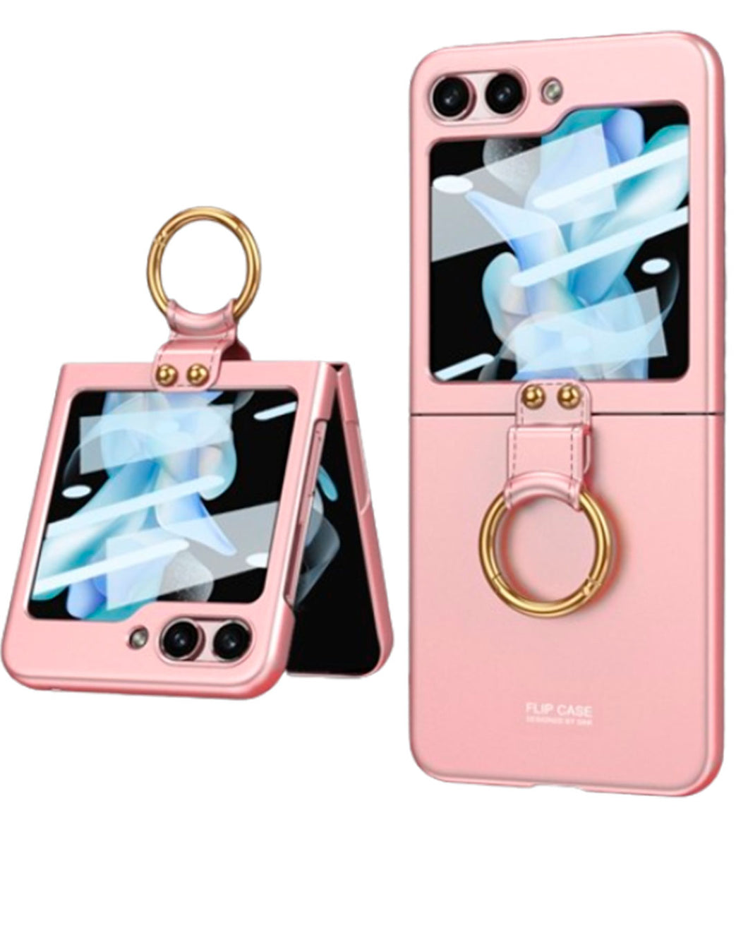 Estuche Leather Case Con Anillo para Samsung Z Flip6
