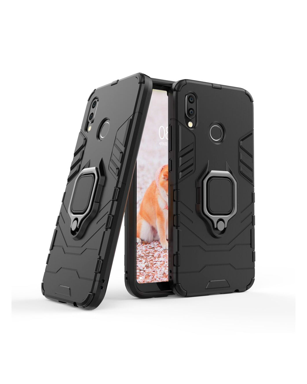 Estuche Anti Golpes Huawei P20 Lite Con Anillo