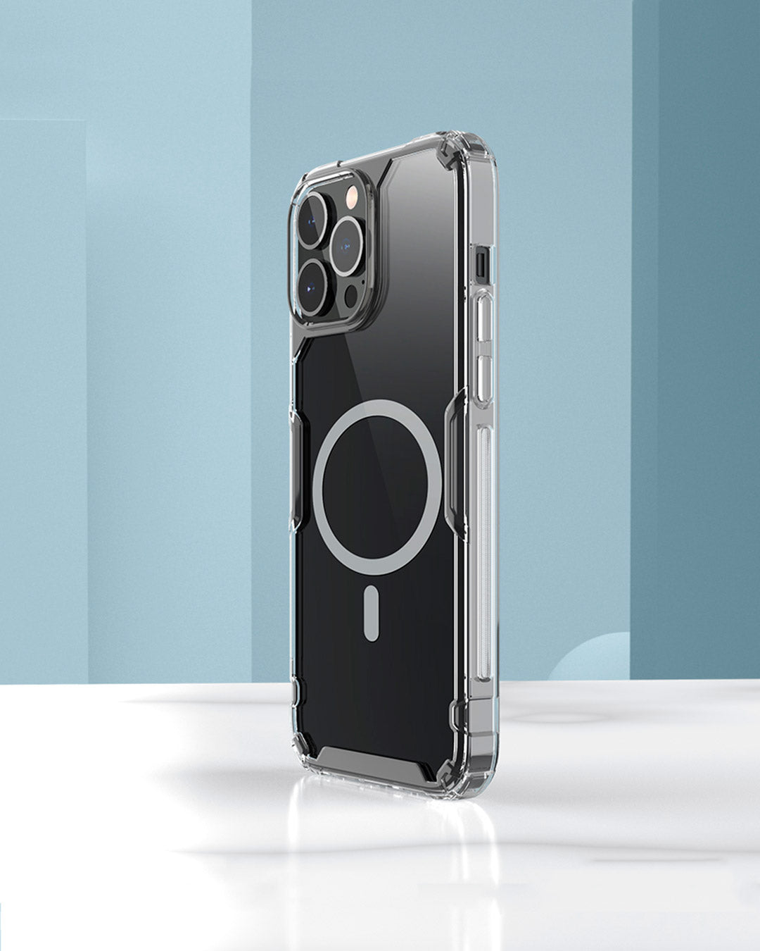 iPhone 14 Pro Max - Protector magnético Nillkin con protección de cámara